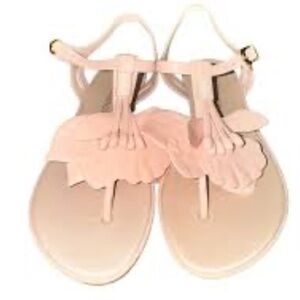 Melissa Salina solar sandals nude pink color Floral Sandals
